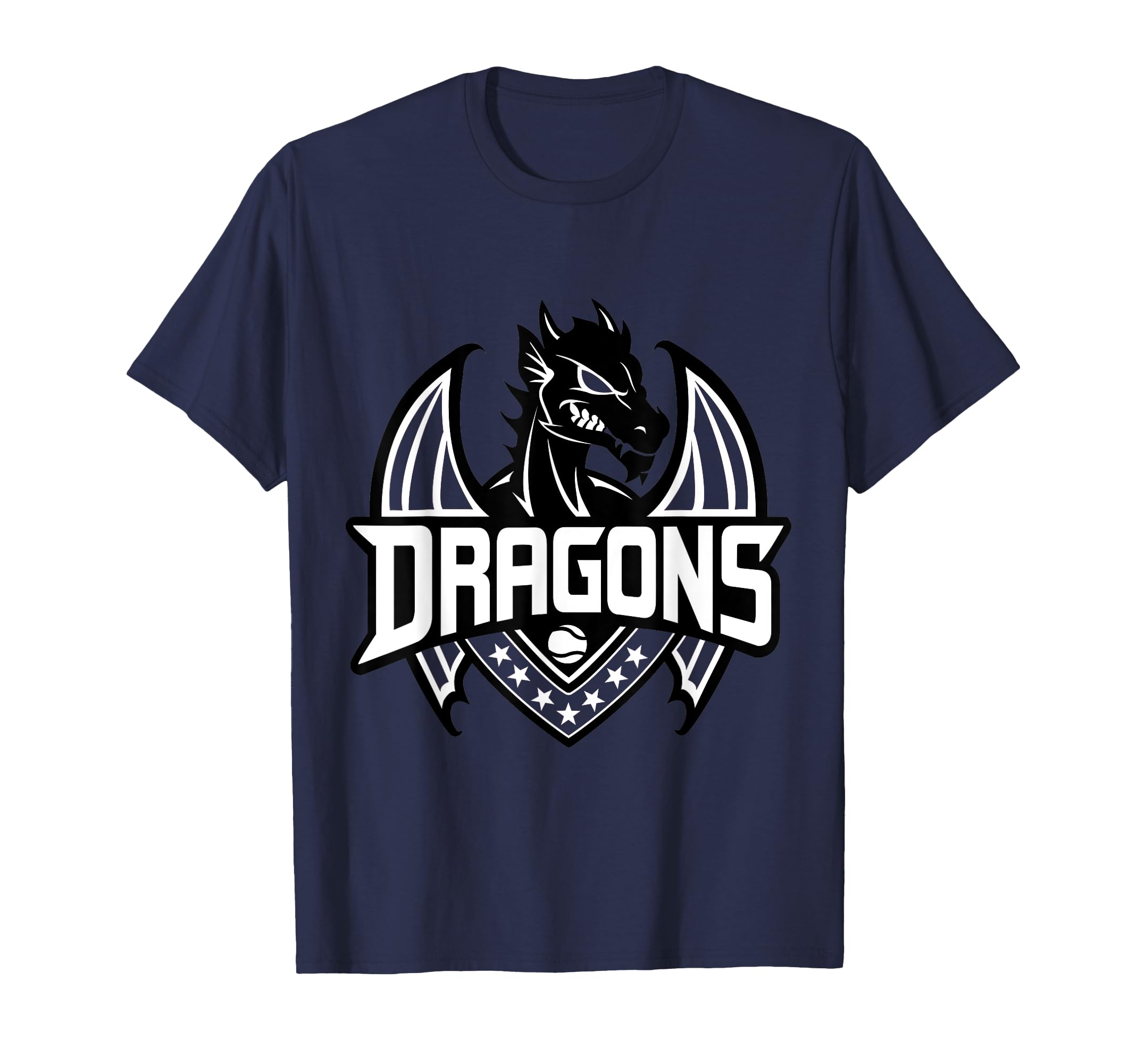 Dragons Baseball T-Shirt - Minimalist Print for Adults - T-Shirt, Sweatshirt, Hoodie