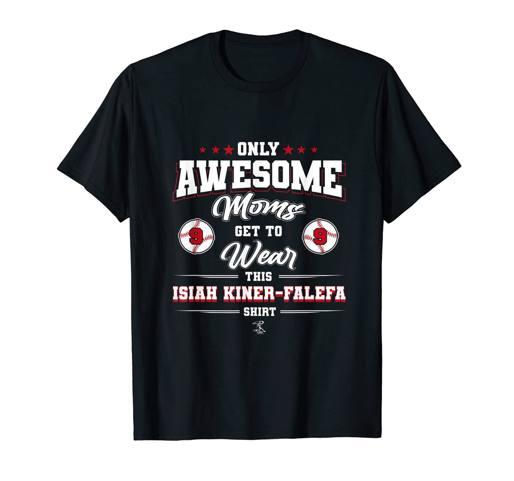Isiah Kiner Falefa Awesome Moms T-Shirt - Custom Art Print for Adults - T-Shirt, Sweatshirt, Hoodie