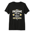 Keston Hiura Awesome Moms Tri Blend T-Shirt - Unique Graphic Unisex - T-Shirt, Sweatshirt, Hoodie