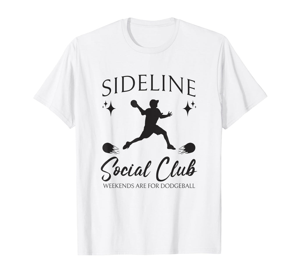 Sideline Social Club Dodgeball Mom T-Shirt - Fun Novelty Design Men Women - T-Shirt, Sweatshirt, Hoodie