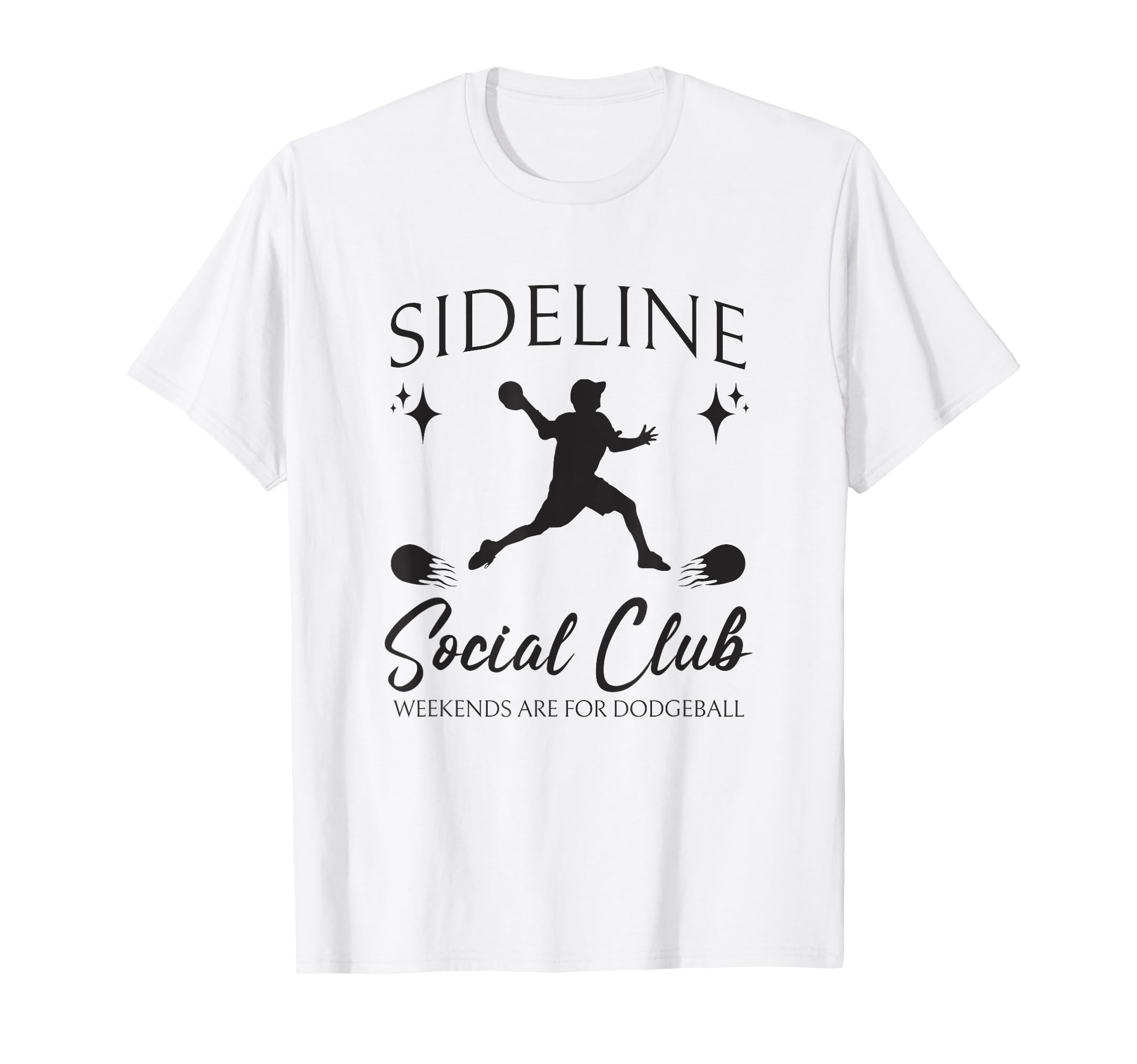 Sideline Social Club Dodgeball Mom T-Shirt - Fun Novelty Design Men Women - T-Shirt, Sweatshirt, Hoodie