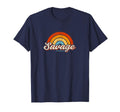 Savage Minnesota Mn Rainbow 70S T-Shirt - Unique Graphic for Adults - T-Shirt, Sweatshirt, Hoodie