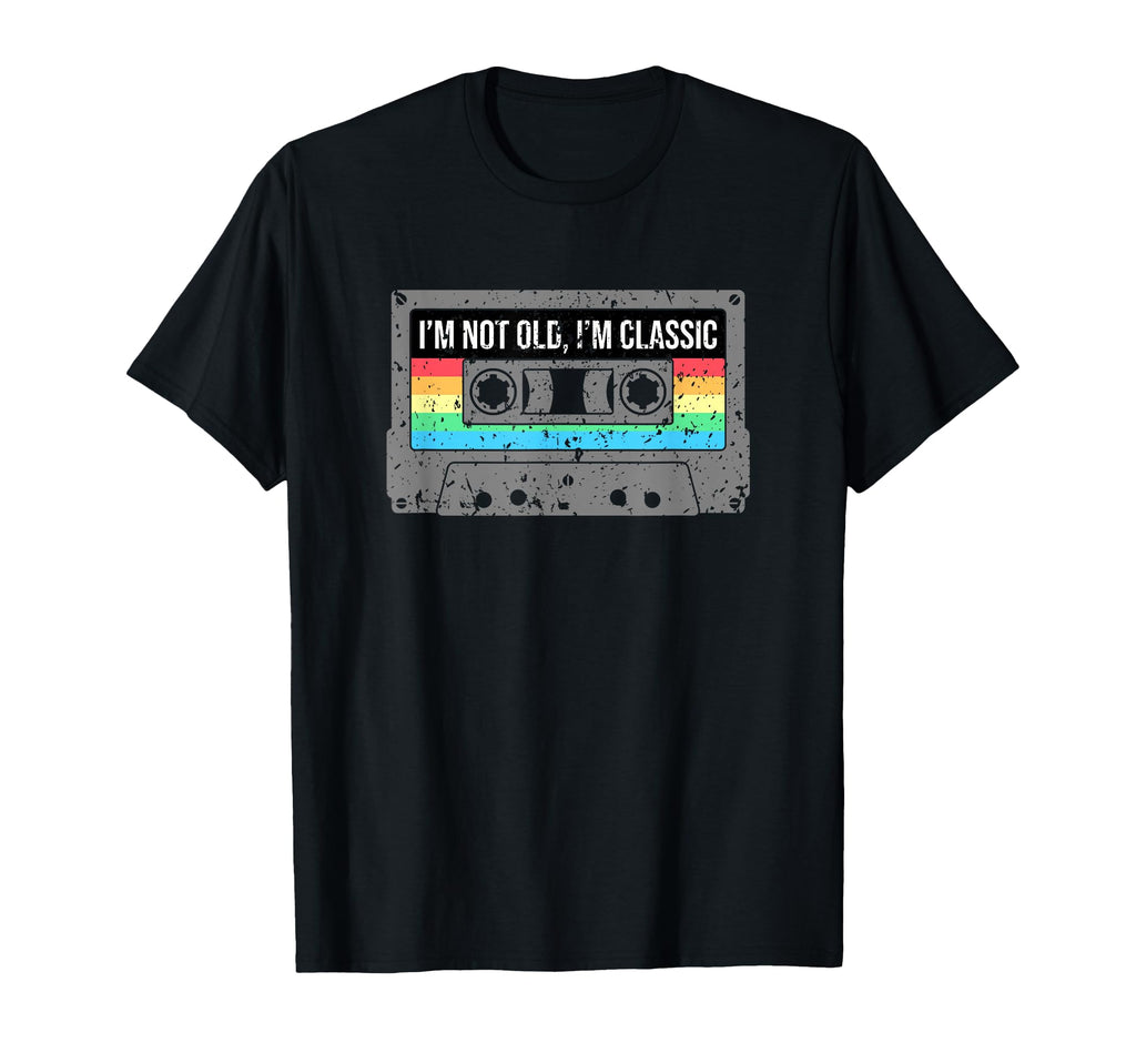 Im Not Old Im 80S Music Lovers Cassette T-Shirt - Trendy Graphic Men Women - T-Shirt, Sweatshirt, Hoodie