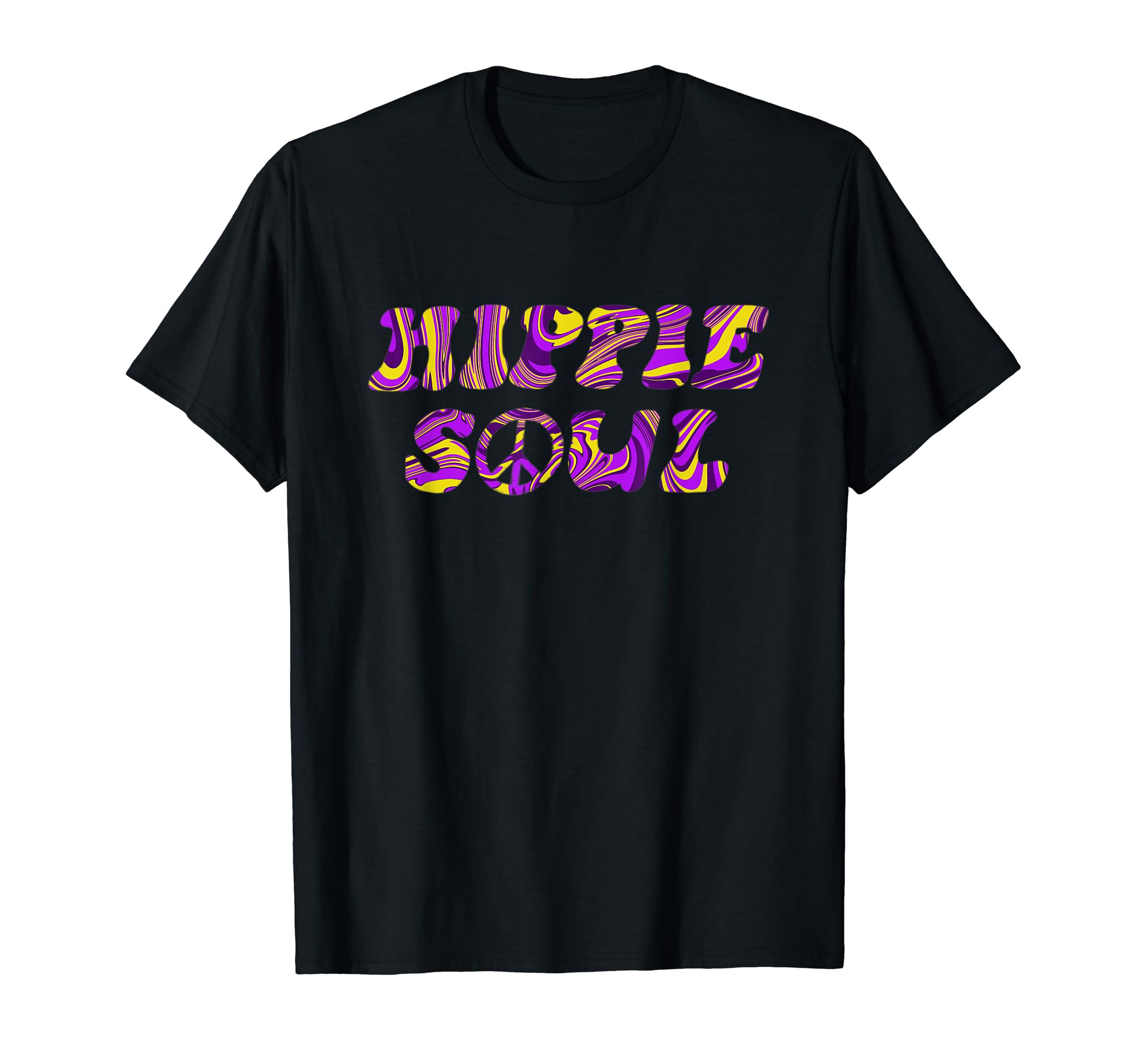 Hippie Soul Purple Tie Dye Free T-Shirt - Minimalist Print Men Women - T-Shirt, Sweatshirt, Hoodie
