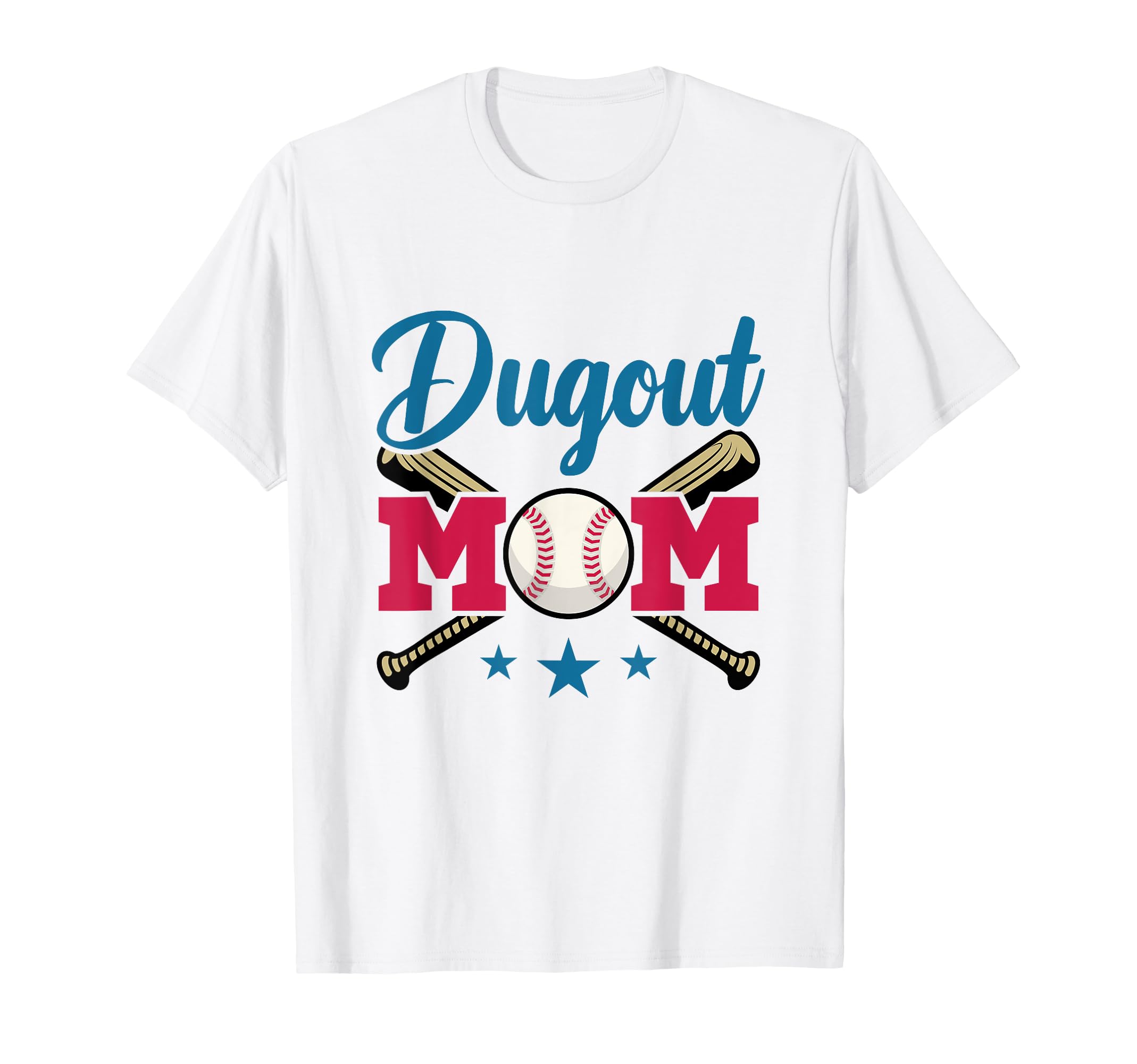Dugout Mom Baseball Parent T Ball Ball T-Shirt - Aesthetic Graphic Unisex - T-Shirt, Sweatshirt, Hoodie