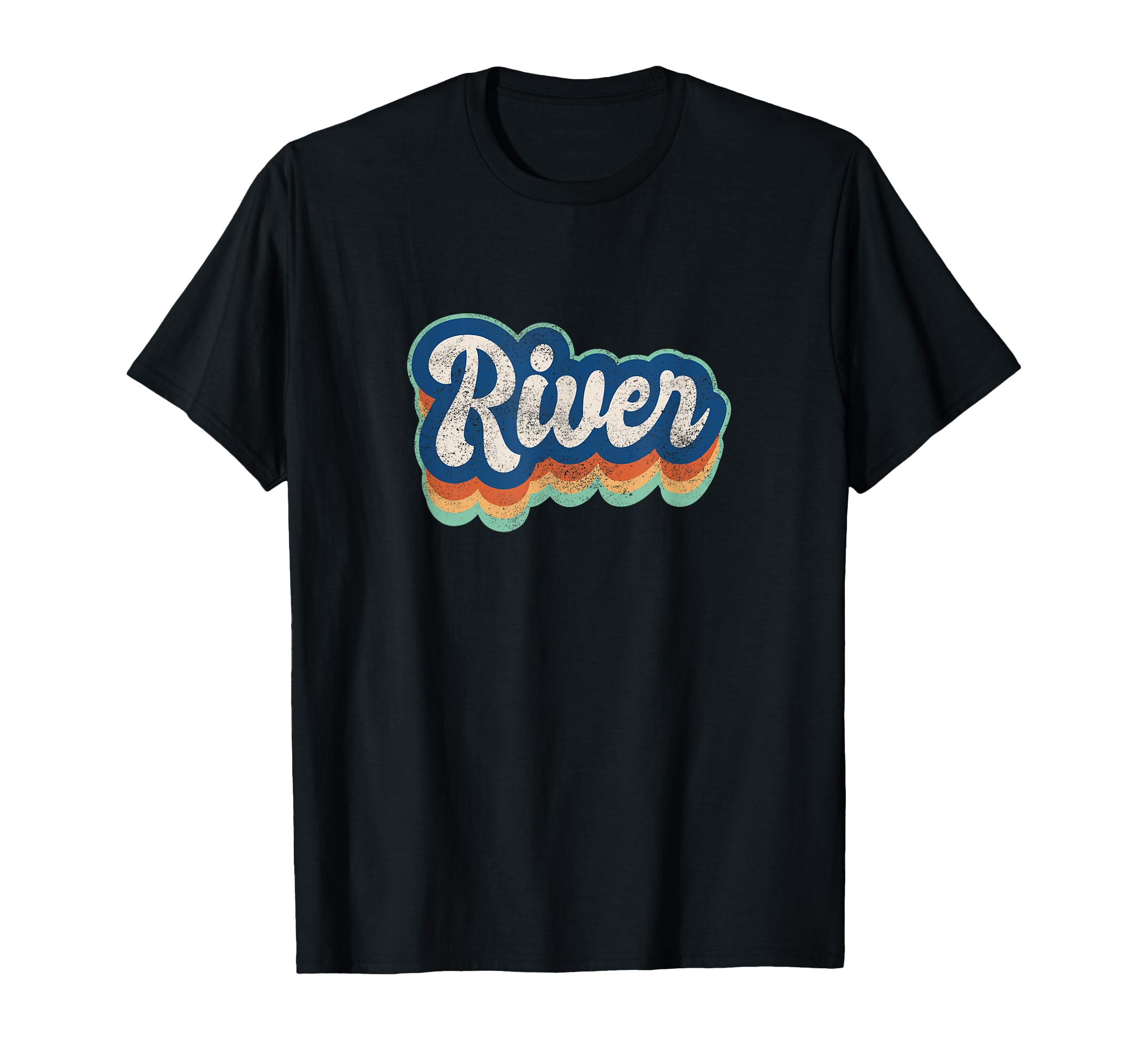 River First Name 70S 80S Personalized T-Shirt - Minimalist Print Men Women - T-Shirt, Sweatshirt, Hoodie
