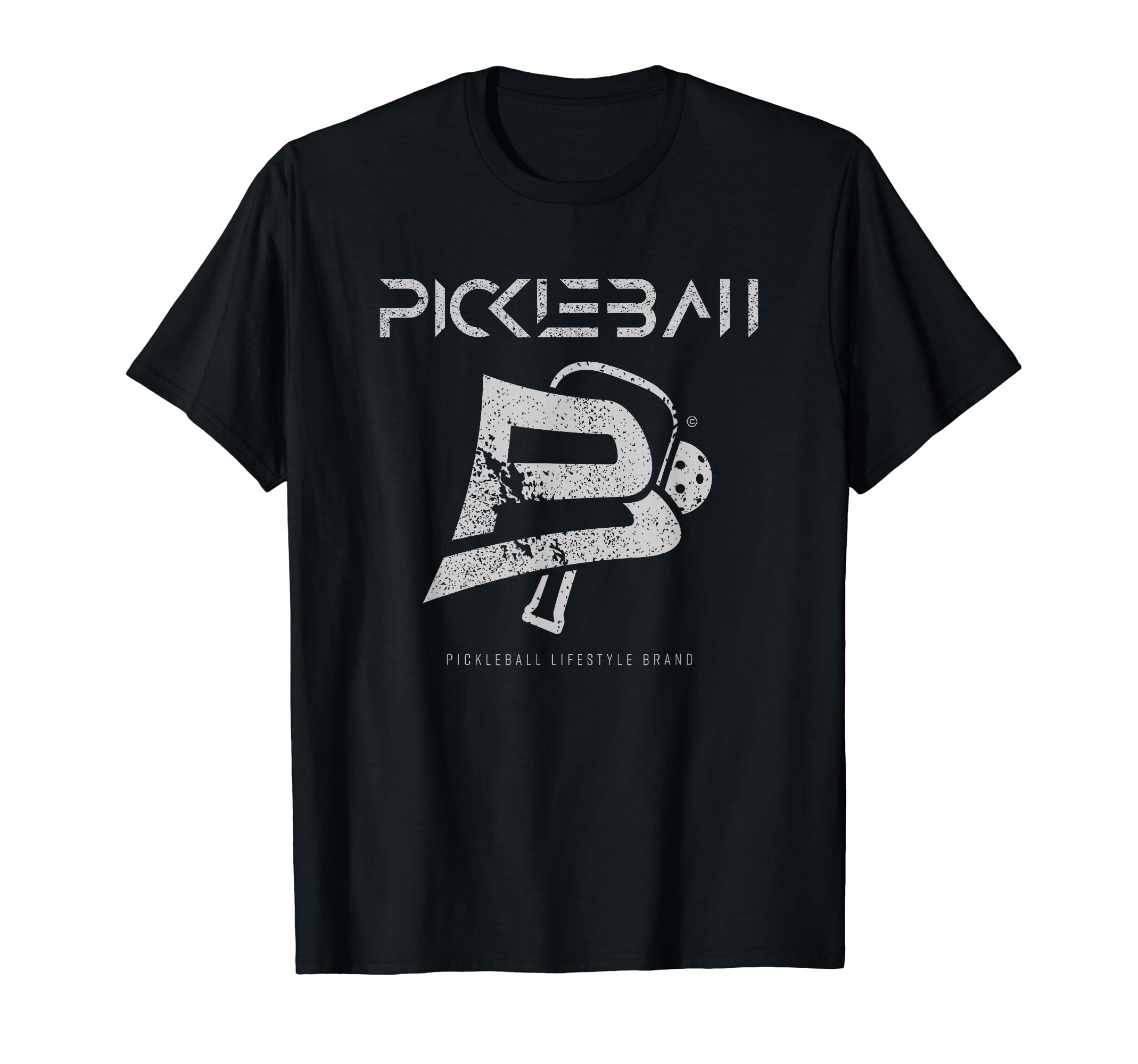 Pickleball Distressed Paddle Front And T-Shirt - Graphic Print Men Women - T-Shirt, Sweatshirt, Hoodie