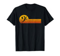Bass Player Bassist Bass Clef 70S T-Shirt - Casual Everyday Wear Unisex - T-Shirt, Sweatshirt, Hoodie