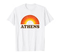 Athens Rainbow Greece Souvenir 60S T-Shirt - Streetwear Style Unisex - T-Shirt, Sweatshirt, Hoodie