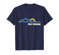 West Virginia Rainbow Mountains T-Shirt - Graphic Print for Adults - T-Shirt, Sweatshirt, Hoodie