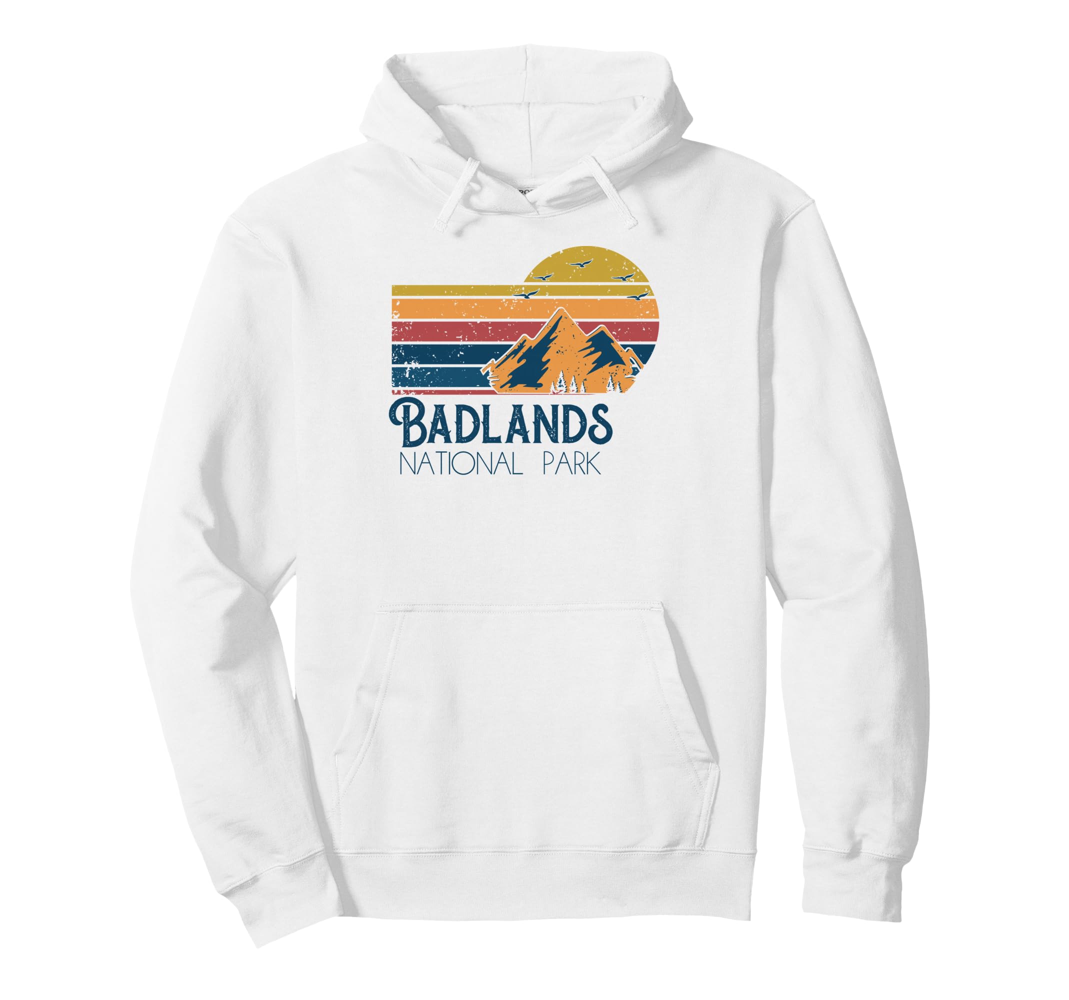 Badlands National Park Outdoor Hoodie - Custom Art Print Men Women - T-Shirt, Sweatshirt, Hoodie