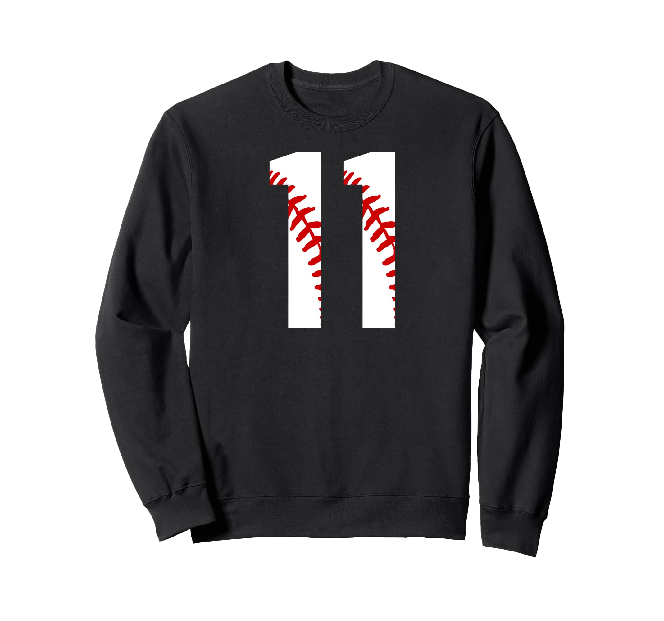 11 Baseball Jersey 11Th Birthday Sweatshirt - Custom Art Print for Adults - T-Shirt, Sweatshirt, Hoodie