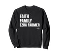 Faith Family Ezra Farmer Prospect Sweatshirt - Minimalist Print Men Women - T-Shirt, Sweatshirt, Hoodie