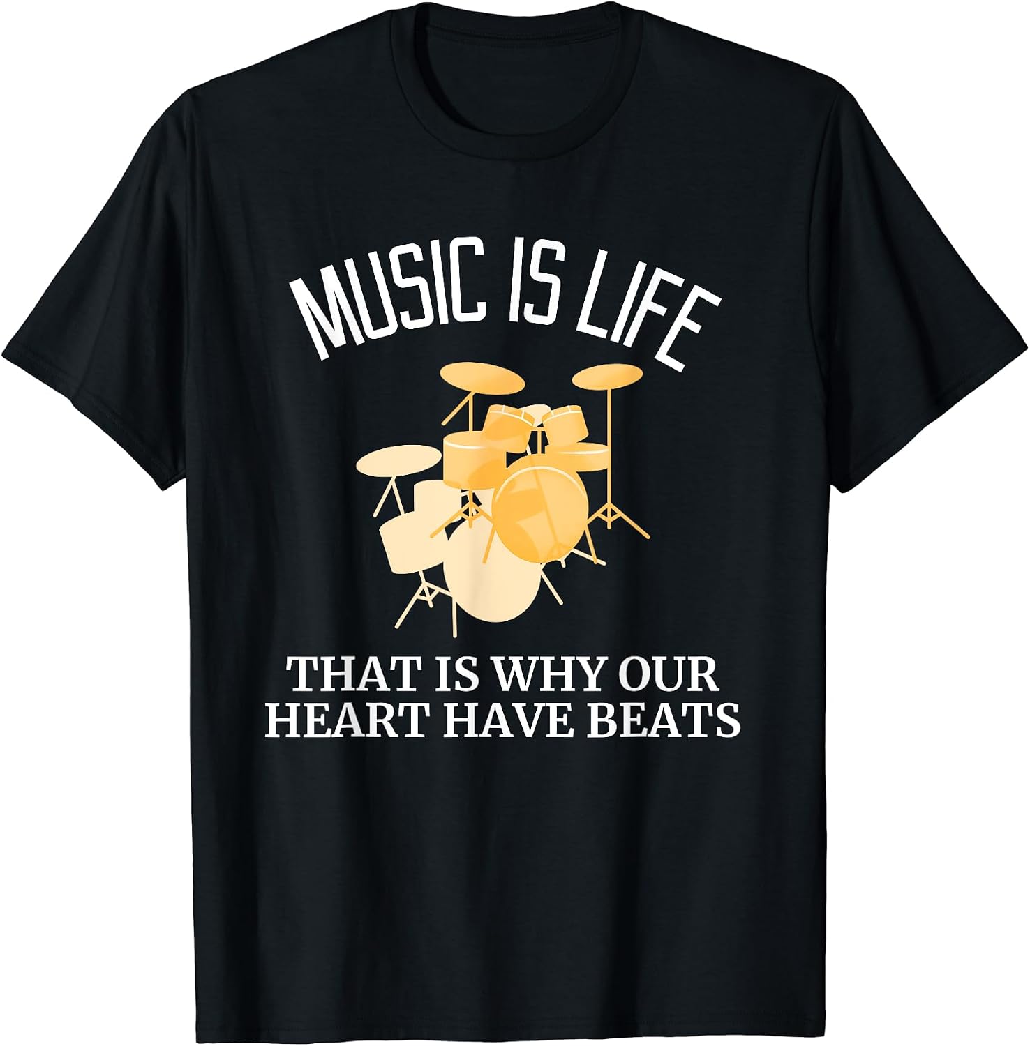 Music is LIfe Design by Ed - Adult & Kids T-Shirts, Sweatshirts & Hoodies apparel design preview 1