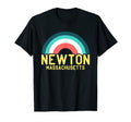 Newton Massachusetts Rainbow T-Shirt - Fun Novelty Design Men Women - T-Shirt, Sweatshirt, Hoodie