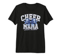 Cheer Mom Mother Bow Cheerleader Game T-Shirt - Custom Art Print Men Women - T-Shirt, Sweatshirt, Hoodie