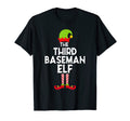 Third Baseman Elf Baseball Matching T-Shirt - Aesthetic Graphic for Adults - T-Shirt, Sweatshirt, Hoodie