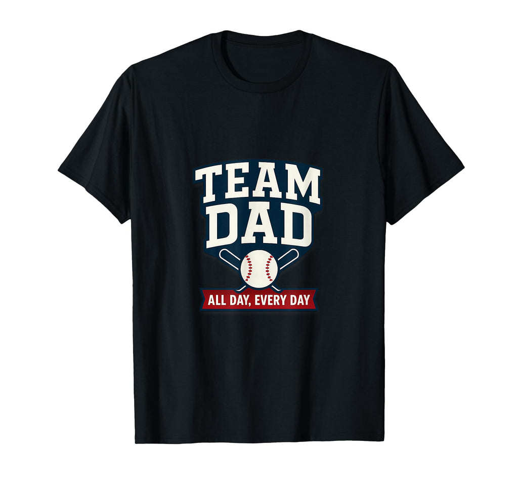 Team Dad All Day Every Day Athletic T-Shirt - Aesthetic Graphic Men Women - T-Shirt, Sweatshirt, Hoodie
