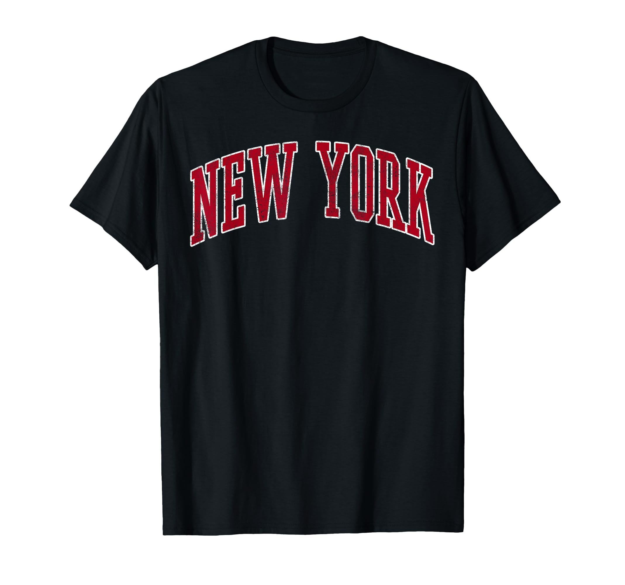 New York Preppy Varsity Sports Red T-Shirt - Novelty Apparel for Adults - T-Shirt, Sweatshirt, Hoodie