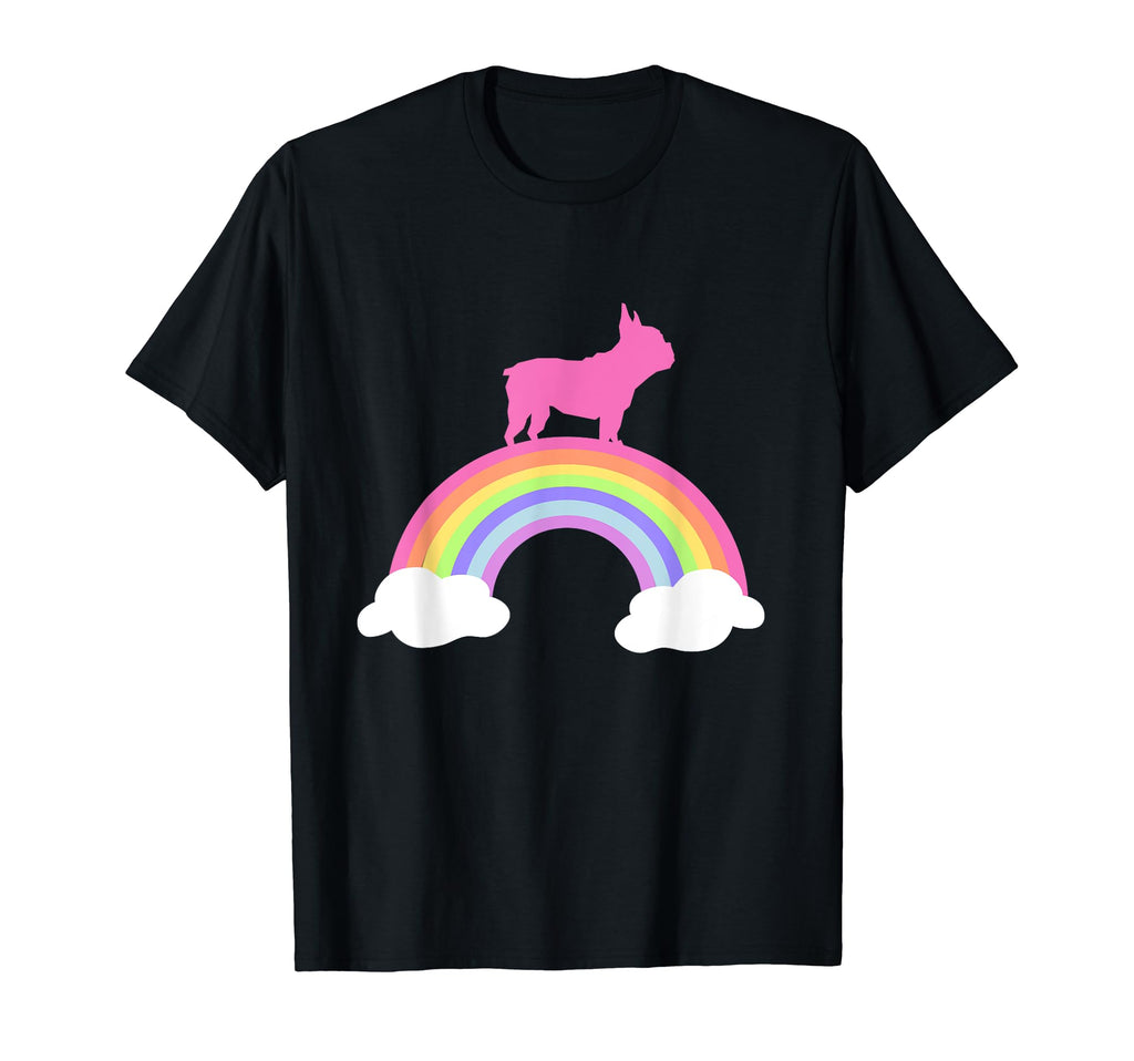 French Bulldog Rainbow T-Shirt - Graphic Print for Adults - T-Shirt, Sweatshirt, Hoodie