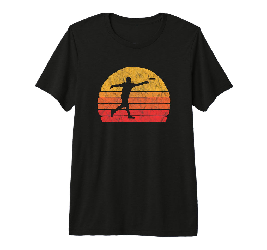 Disc Golf Distressed 80S Tri Blend T-Shirt - Minimalist Print Men Women - T-Shirt, Sweatshirt, Hoodie