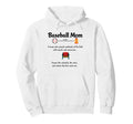 Baseball Mom Definition Gifts Hoodie - Casual Everyday Wear Men Women - T-Shirt, Sweatshirt, Hoodie