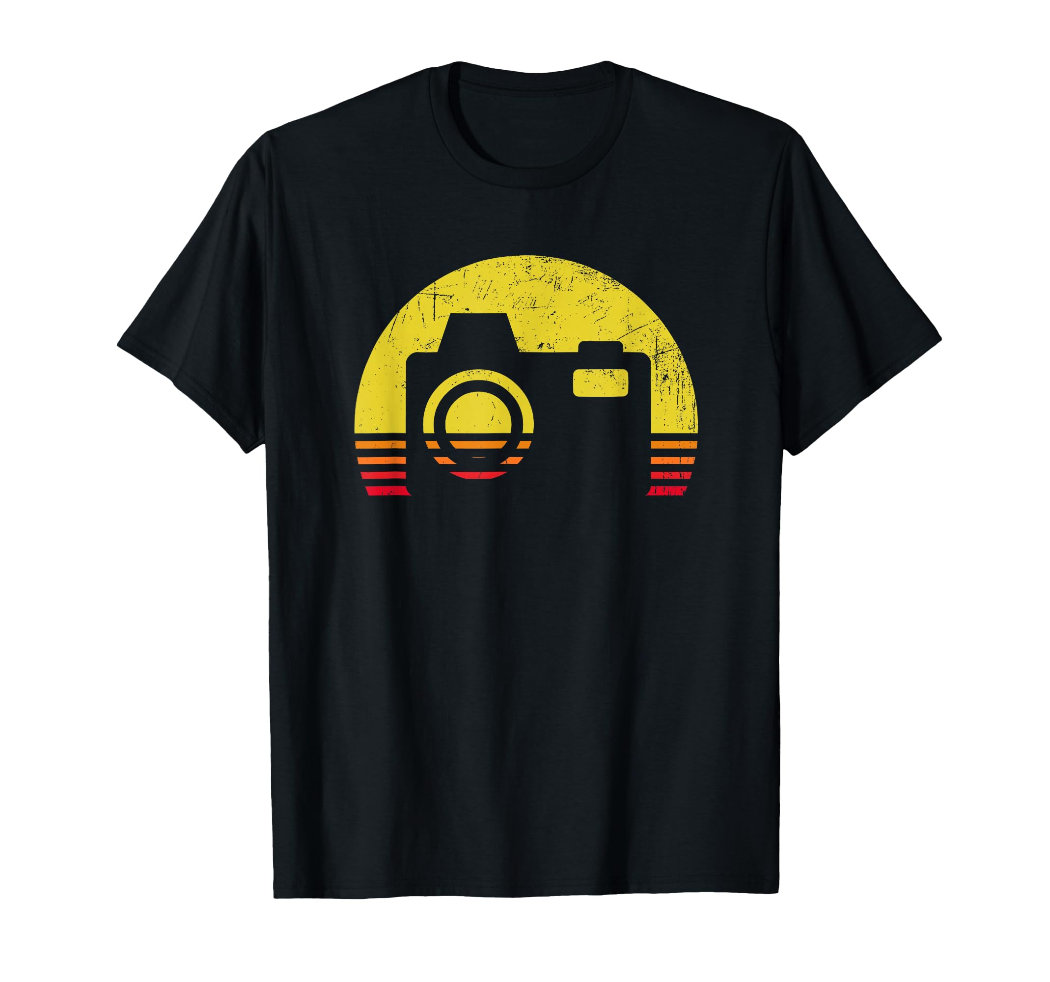 Sunset Camera Photographer T-Shirt - Aesthetic Graphic for Adults - T-Shirt, Sweatshirt, Hoodie