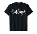 Outlaws High School Mascot T-Shirt - Casual Everyday Wear for Adults - T-Shirt, Sweatshirt, Hoodie