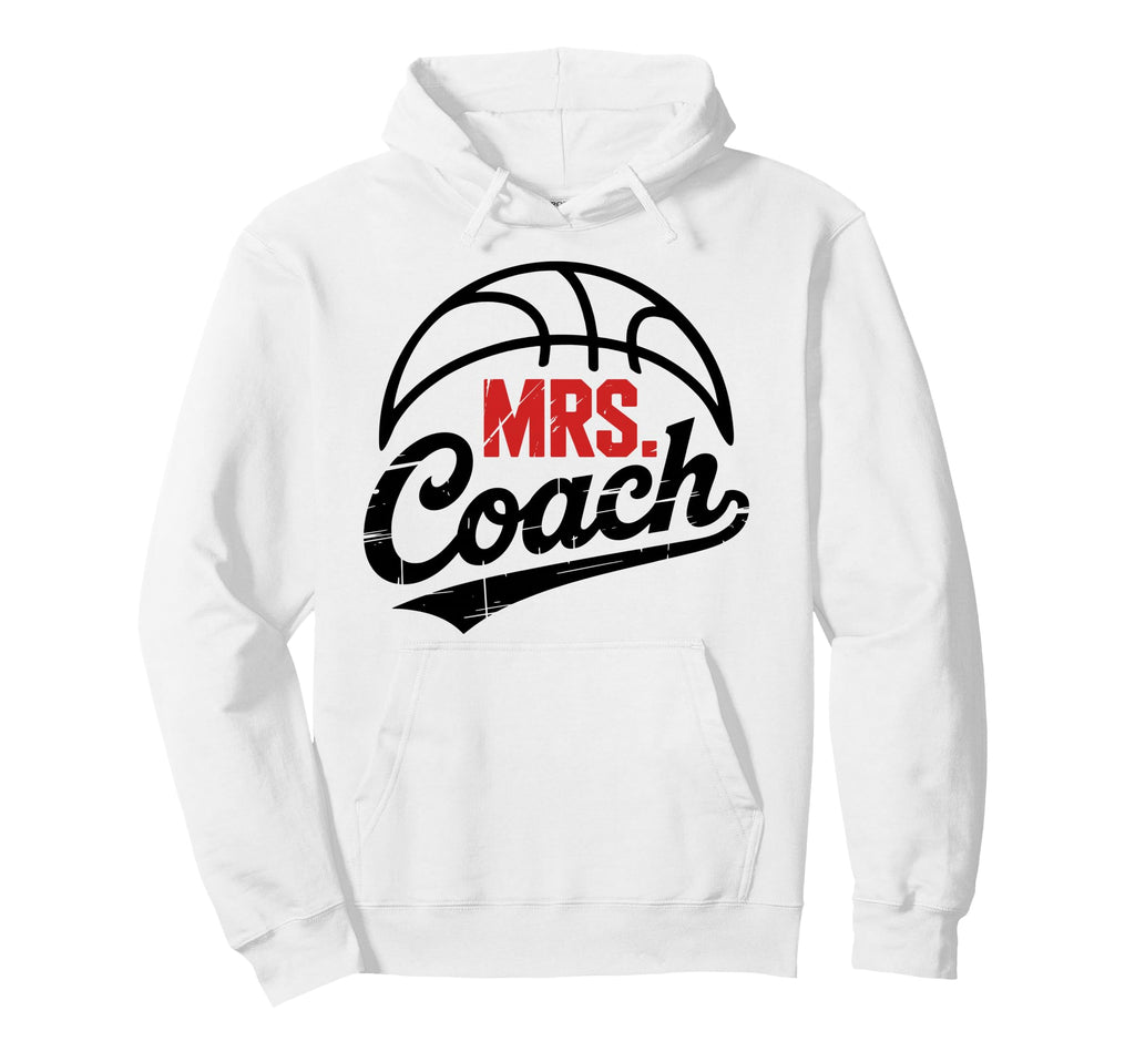 Mrs Coach Funny Football Basketball Hoodie - Fun Novelty Design Unisex - T-Shirt, Sweatshirt, Hoodie