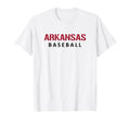 Arkansas Baseball Block And Stencil Font T-Shirt - Graphic Print for Adults - T-Shirt, Sweatshirt, Hoodie