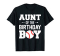 Aunt Birthday Funny Baseball Family T-Shirt - Minimalist Print Men Women - T-Shirt, Sweatshirt, Hoodie