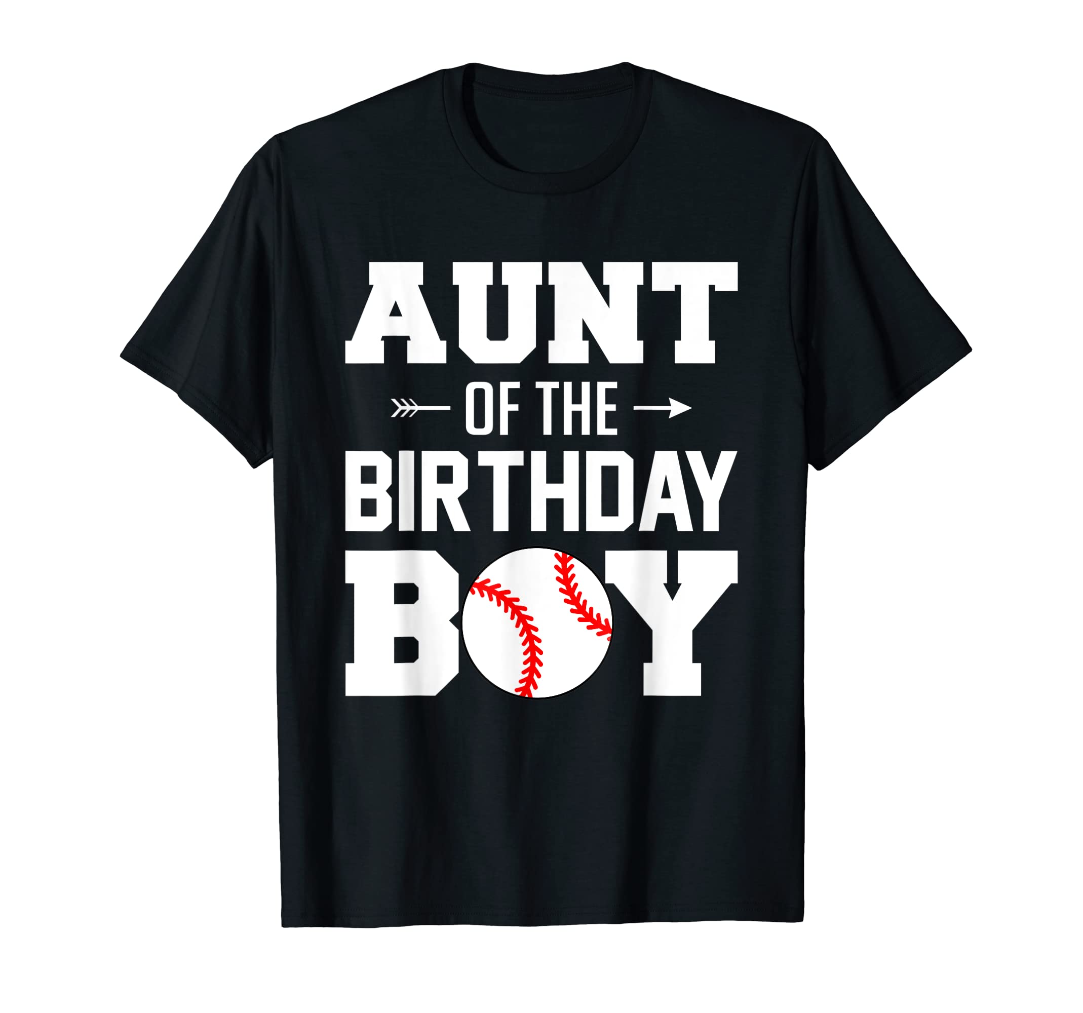 Aunt Birthday Funny Baseball Family T-Shirt - Minimalist Print Men Women - T-Shirt, Sweatshirt, Hoodie
