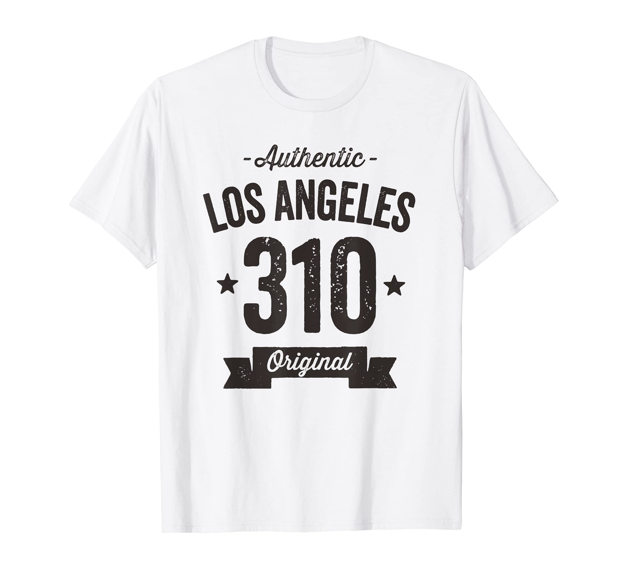 310 Los Angeles Area Code Distressed T-Shirt - Streetwear Style Unisex - T-Shirt, Sweatshirt, Hoodie