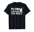 My Son Baseball Pitcher Mom Baseball T-Shirt - Minimalist Print Unisex - T-Shirt, Sweatshirt, Hoodie