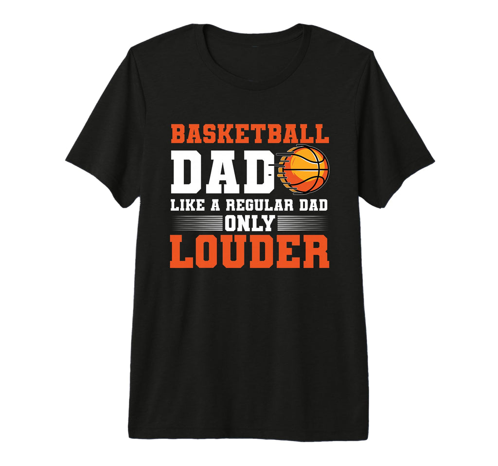 Fathers Day Basketball Dad Game Day Tri T-Shirt - Minimalist Print Unisex - T-Shirt, Sweatshirt, Hoodie