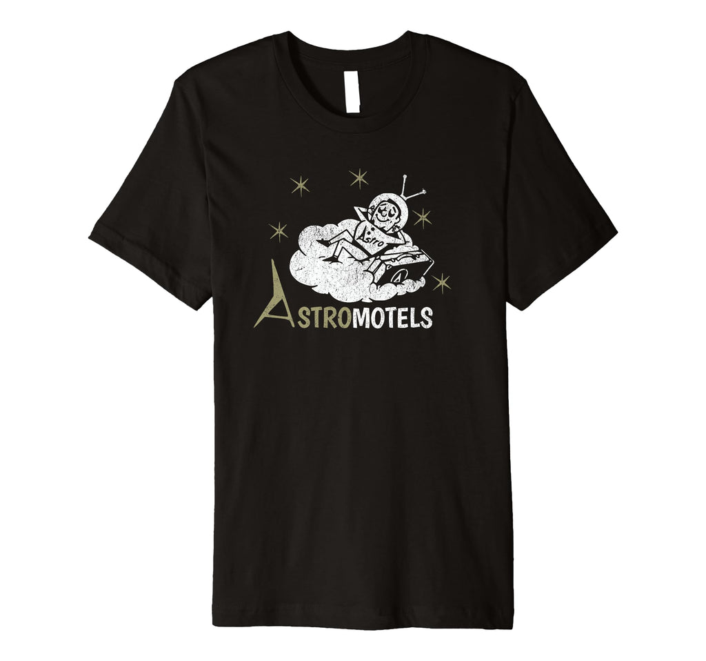 Hotel Matchbook Astro Motels 50S T-Shirt - Minimalist Print Men Women - T-Shirt, Sweatshirt, Hoodie