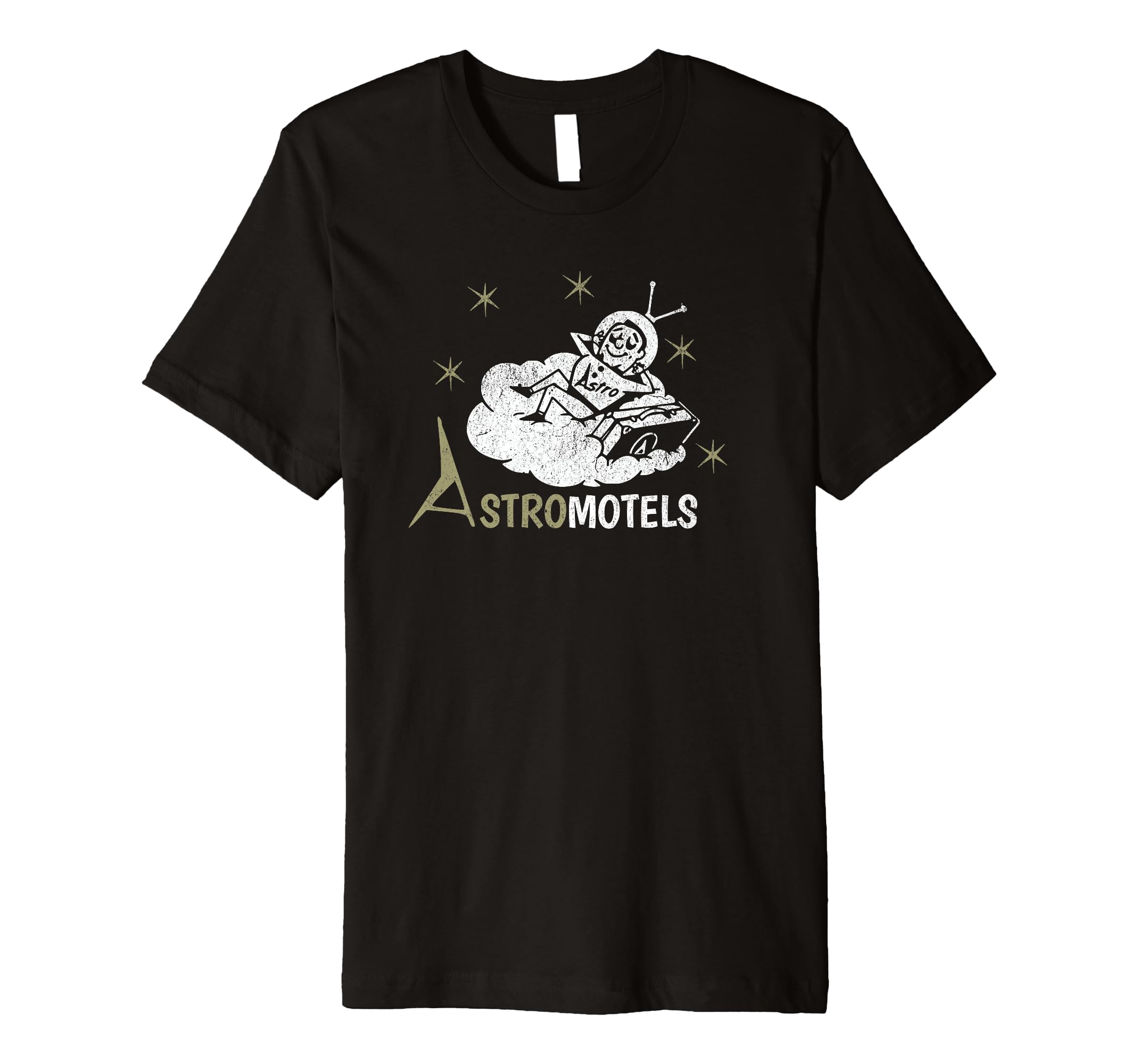 Hotel Matchbook Astro Motels 50S T-Shirt - Minimalist Print Men Women - T-Shirt, Sweatshirt, Hoodie