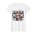 Livin That Football Mom Life Funny Sport T-Shirt - Graphic Print Men Women - T-Shirt, Sweatshirt, Hoodie