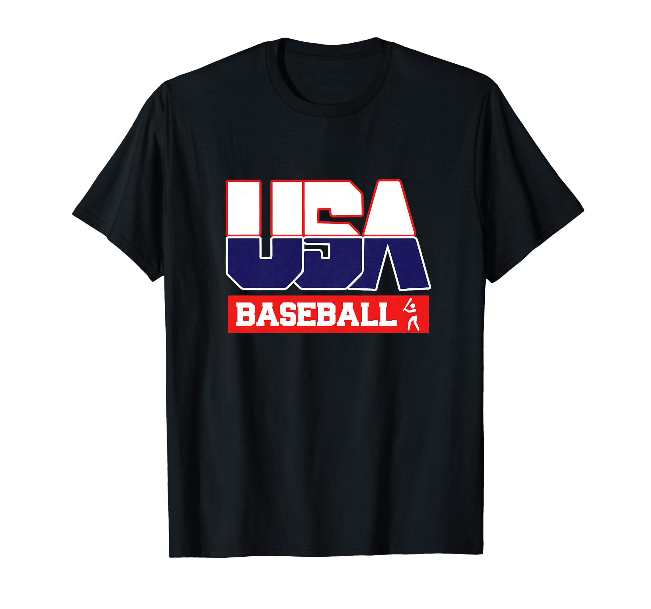 Usa Team Baseball American Sports T-Shirt - Aesthetic Graphic Men Women - T-Shirt, Sweatshirt, Hoodie