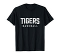 Tiger Inspired Baseball T-Shirt - Unique Graphic Men Women - T-Shirt, Sweatshirt, Hoodie