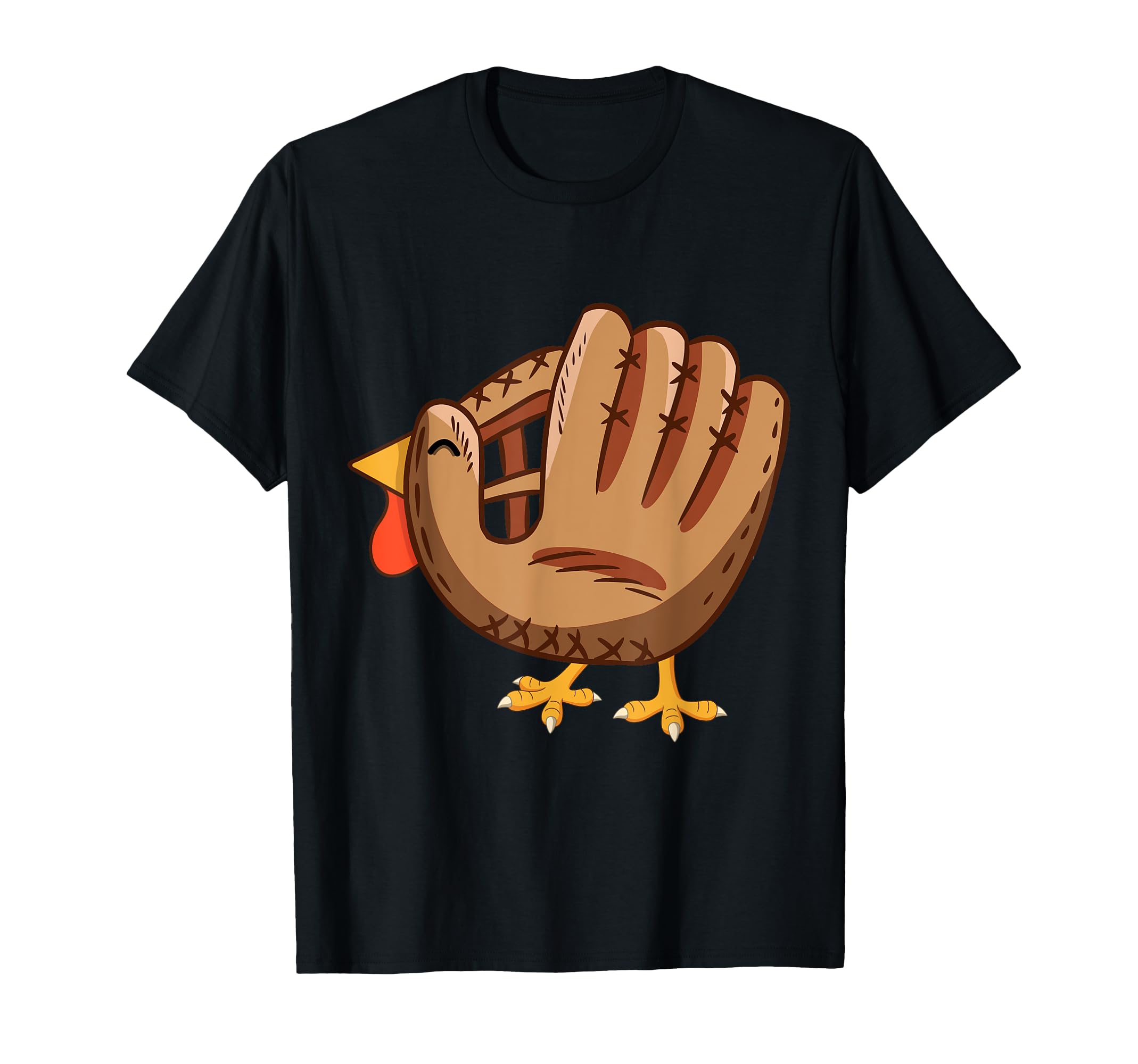 Turkey Baseball Glove Thanksgiving T-Shirt - Streetwear Style Men Women - T-Shirt, Sweatshirt, Hoodie