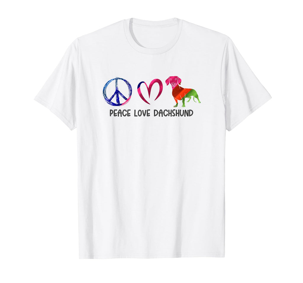 Wienie Dog Hippie Pet Parent Tie Dye T-Shirt - Novelty Apparel for Adults - T-Shirt, Sweatshirt, Hoodie
