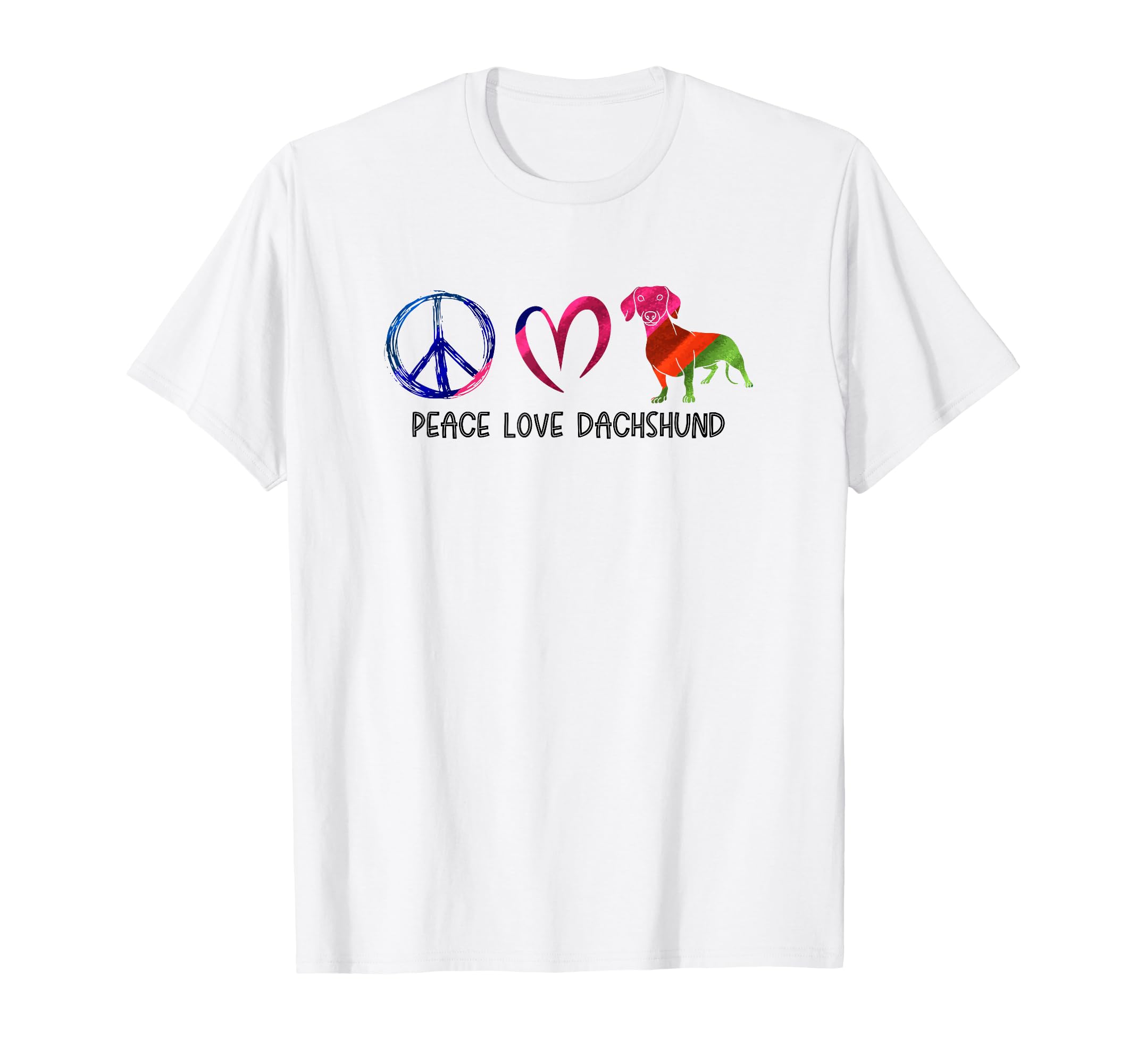 Wienie Dog Hippie Pet Parent Tie Dye T-Shirt - Novelty Apparel for Adults - T-Shirt, Sweatshirt, Hoodie