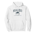 Malibu California Beach Surf Club Coastal Hoodie - Novelty Apparel Unisex - T-Shirt, Sweatshirt, Hoodie