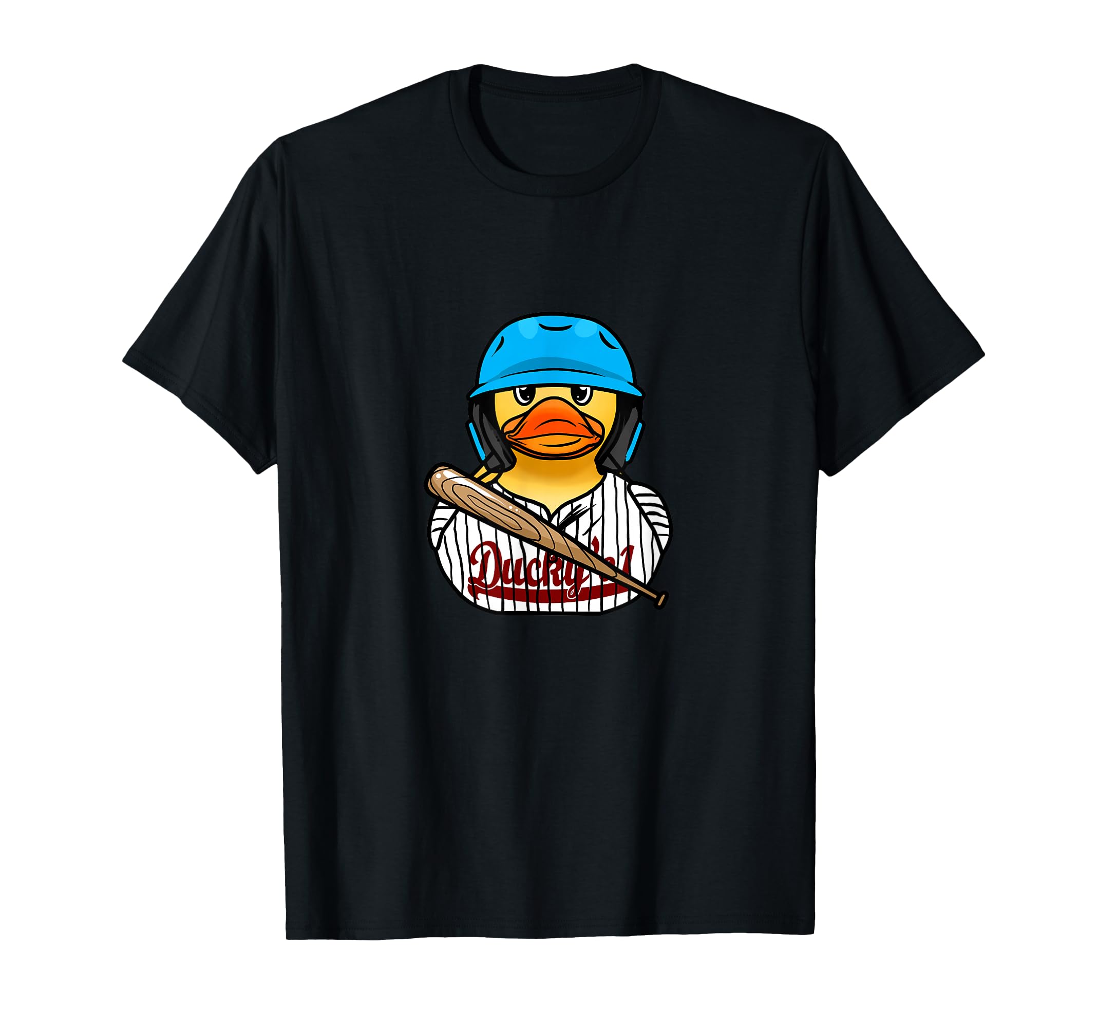 Baseball Rubber Duck Sporty T-Shirt - Casual Everyday Wear Men Women - T-Shirt, Sweatshirt, Hoodie