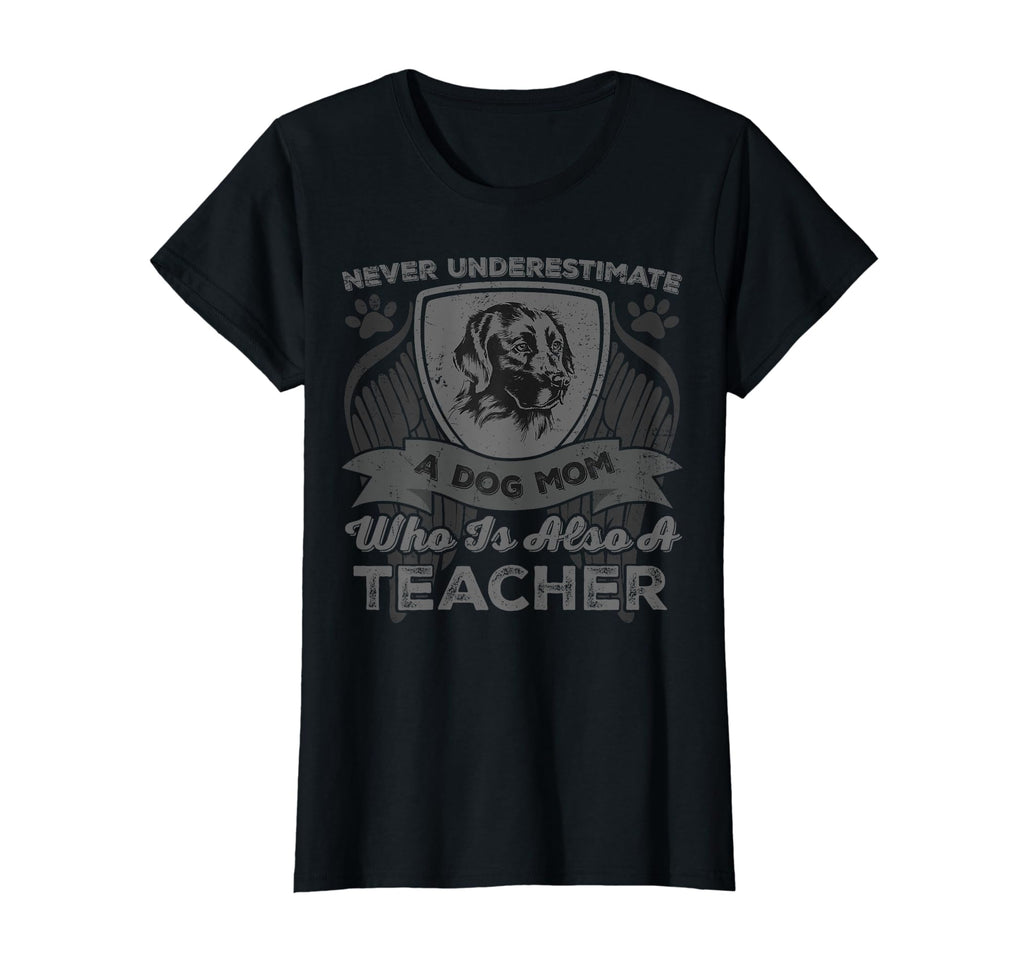 Distressed Teacher Dog Mom T-Shirt - Unique Graphic for Adults - T-Shirt, Sweatshirt, Hoodie