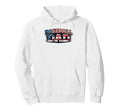 Baseball Dad Patriotic Fathers Day Hoodie - Streetwear Style for Adults - T-Shirt, Sweatshirt, Hoodie