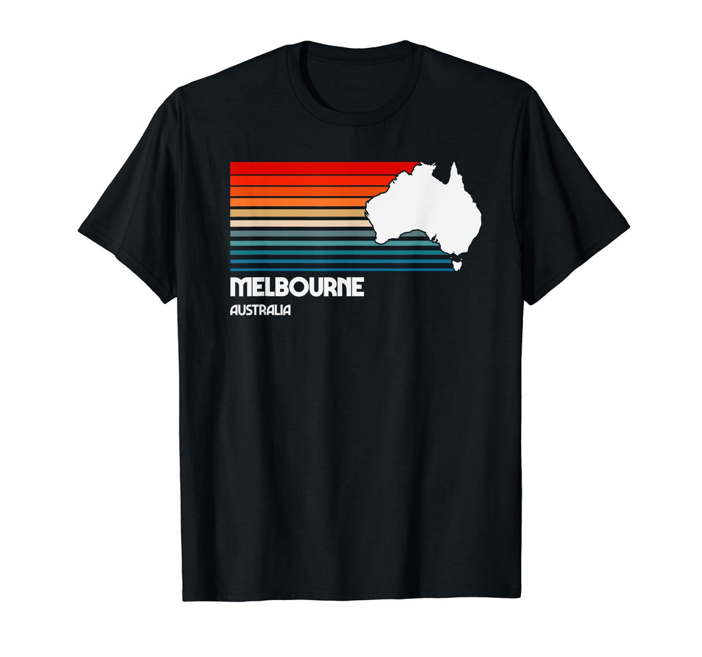 Melbourne Australia Stripes T-Shirt - Aesthetic Graphic Unisex - T-Shirt, Sweatshirt, Hoodie