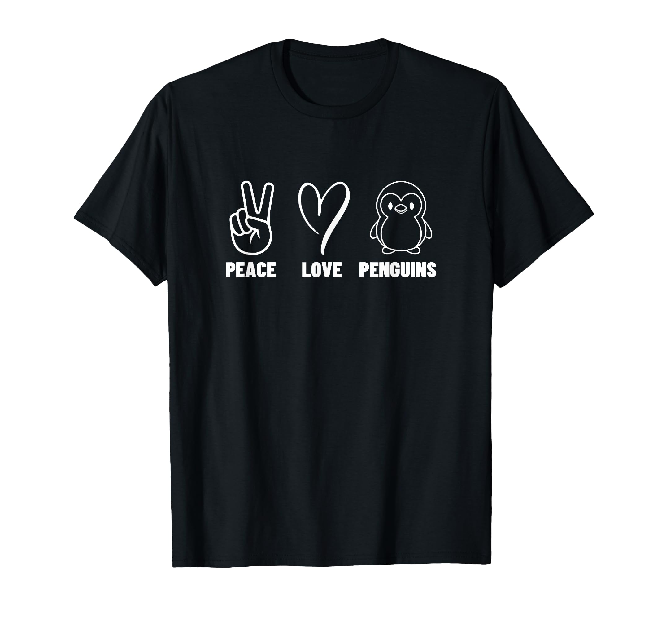 Peace Love Penguins Proud Penguin T-Shirt - Novelty Apparel Unisex - T-Shirt, Sweatshirt, Hoodie
