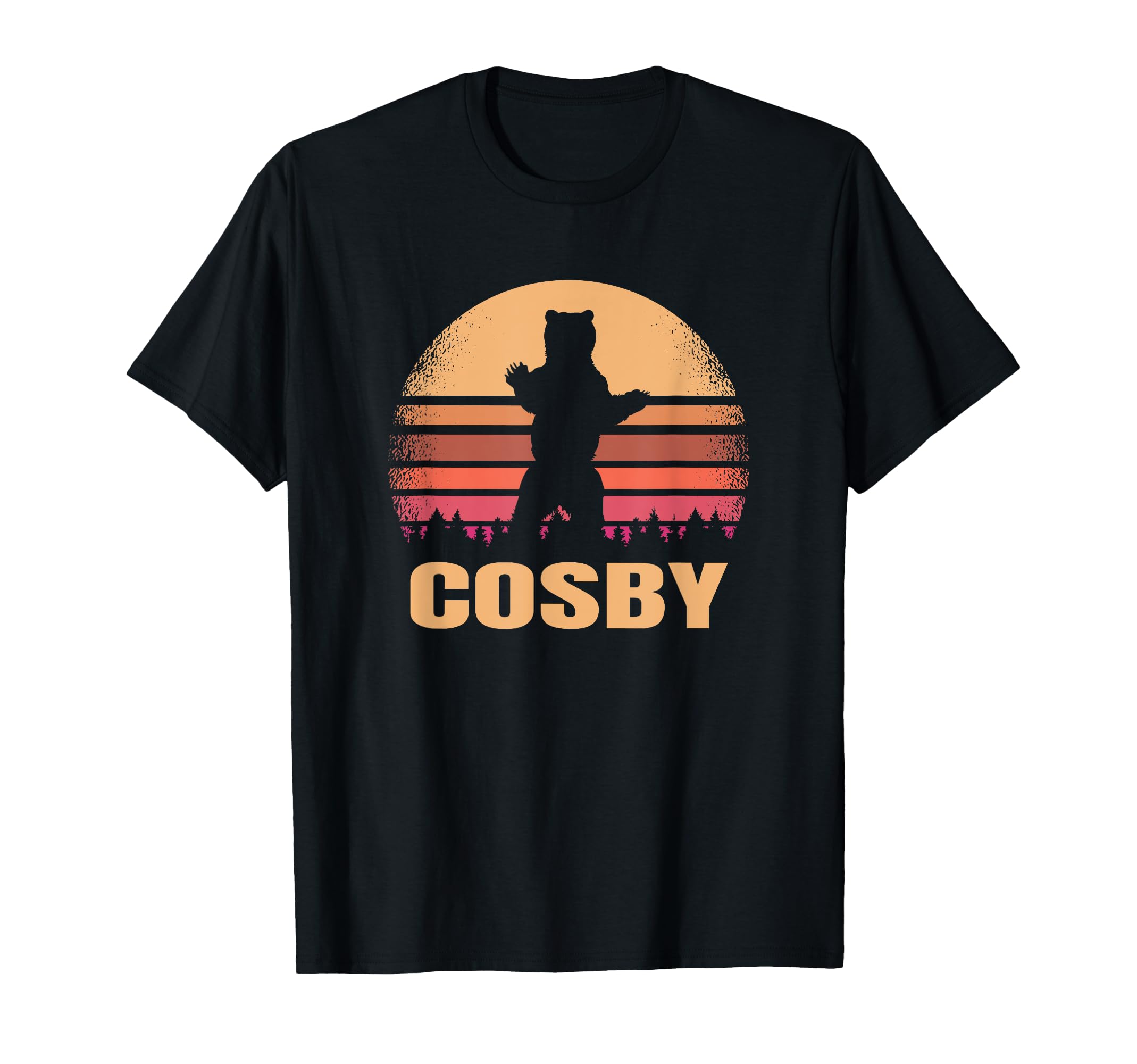 Cosby Tennessee Bear Tn Distressed 80S T-Shirt - Minimalist Print Unisex - T-Shirt, Sweatshirt, Hoodie